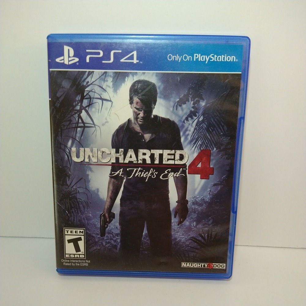 Uncharted 4: A Thief's End PS4 Playstation 4 Game Disc Only 54m